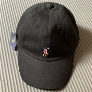 Ralph Lauren Black Baseball Cap